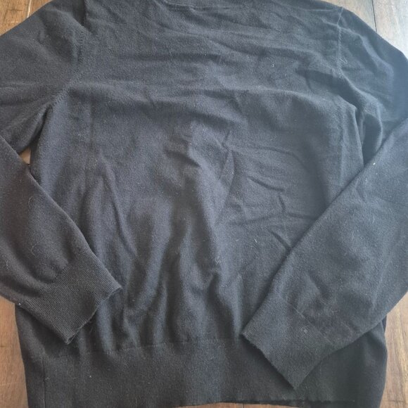 Charlie B Black Cardigan Sweater W/ Multicolor Gem Buttons size L - Picture 3 of 4